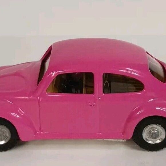 Kovap Volkswagon Beetle Wind-Up Diecast (Tested) VW Pink Vintage No.50/250 Czech - Picture 3 of 11